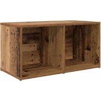 Berkfield Home TV Cabinet with Storage Old wood Engineered Wood in Brown