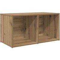 Berkfield Home TV Cabinet with Storage Artisan oak Engineered Wood in Brown