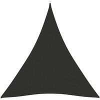 Berkfield Home Sunshade Sail Oxford Fabric Triangular 4x5x5 m Anthracite in Black
