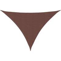 Berkfield Home Sunshade Sail Oxford Fabric Triangular 4x4x5.8 m Brown