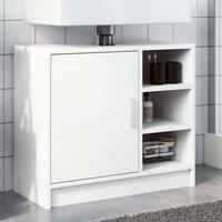 Berkfield Home Sink Cabinet White 63x29x55 cm Engineered Wood | Size: 63 x 29 x 55 cm