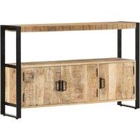 Berkfield Home Side Cabinet 120x30x75 cm Solid Mango Wood in Brown | Size: 120 x 30 x 75 cm