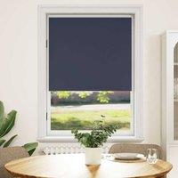 Berkfield Home Roller Blind Blackout 120 x 175 cm Marine in Blue