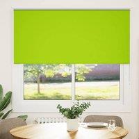 Berkfield Home Roller Blind Blackout Off-White 130x150 cm Fabric Width 126.6 cm in Green