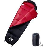 Berkfield Home Mummy Sleeping Bag for Adults Camping 3 Seasons in Black