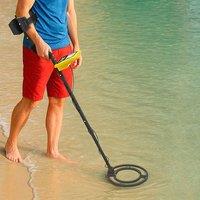 Traderight Metal Detector - Waterproof 24cm Coil LCD Display Sensitivity Level 8