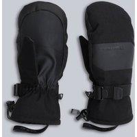 Animal Women's 'Apres' Waterproof Lightweight Warm Cosy Thermal Snow Ski Mittens in Black | Size: Large