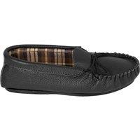 Celtic & Co Men's British Golf Moccasins in Black | Size: 12