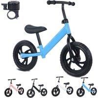 EONLION 12 Kids Balance Bike Walking Running Training Bicycle in Blue