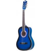 RayGar Rio 3/4 Size 36 Acoustic Guitar & Accessory Package for Beginners in Blue | Size: 1 Pack