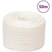 Berkfield Home Work Rope White 12 mm 50 m Polypropylene