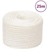 Berkfield Home Work Rope White 10 mm 25 m Polypropylene