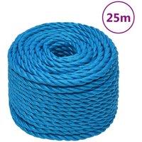 Berkfield Home Work Rope Blue 12 mm 25 m Polypropylene