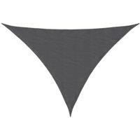 Berkfield Home Sunshade Sail Oxford Fabric Triangular 3x3x4.24 m Anthracite in Charcoal