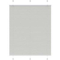 Berkfield Home Pleated Blind Light Grey 105x150 cm Fabric Width 104.4 cm Polyester