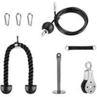 Havendro Cable Pulley System - DIY Home Gym Attachment in Black