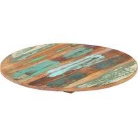 Berkfield Home Round Table Top 50 cm 15-16 mm Solid Reclaimed Wood