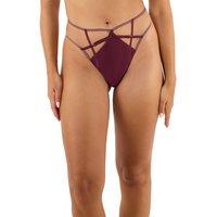Playful Promises Women's Ramona Wine 'High Waist Thong' | Size: 22