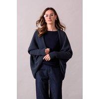 Celtic & Co Women's Supersoft Cocoon Cardigan in Dark Grey | Size: Medium/Large