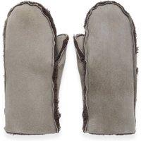 Celtic & Co Women's British Sheepskin Mitts in Grey | Size: Small