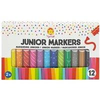Tiger Tribe Junior Markers - 12 Piece Markers For Kids