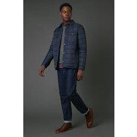 Maine Men's Navy Quilted Jacket | Size: Medium