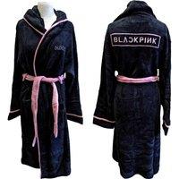 BlackPink Men's Logo Dressing Gown in Black | Size: S/M
