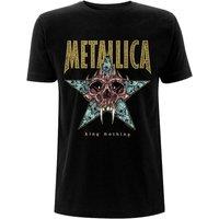 Metallica Men's King Nothing Back Print T-Shirt in Black | Size: Large