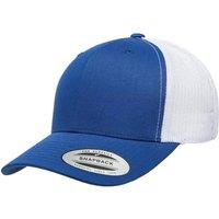 Flexfit Men's Retro Two Tone Trucker Cap in Mid Blue