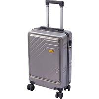 SHEONLY 20-inch Grey Suitcase with Combination Lock