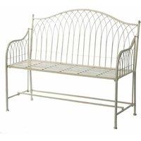 Ascalon Design Ltd Hampton Bench - L114 x W42 x H97 cm - Cream