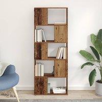 Berkfield Home TV Stand Old wood Engineered wood 60 x 24 x 155 cm TV Stand in Brown