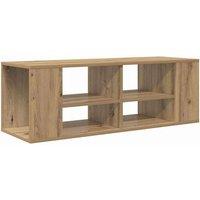 Berkfield Home TV Cabinet Artisan oak 102 x 35 x 35 cm Engineered wood in Brown