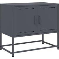 Berkfield Home TV Cabinet Anthracite 68.5x39x60.5 cm Steel