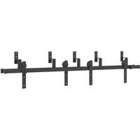 Berkfield Home Sliding Door Hardware Kit 183 cm Steel Black