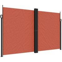 Berkfield Home Retractable Side Awning Terracotta 200x1000 cm in Burnt Orange