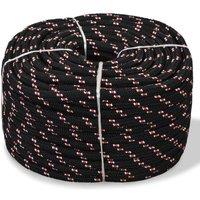 Berkfield Home Marine Rope Polypropylene 14 mm 250 m Black