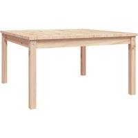 Berkfield Home Garden Table 82.5x82.5x45 cm Solid Wood Pine in Light Brown