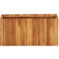 Berkfield Home Garden Raised Bed 100x30x50 cm Solid Acacia Wood in Brown | Size: 100 x 30 x 50 cm
