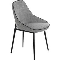 Angel Cerda Grey Fabric Dining Chair Model