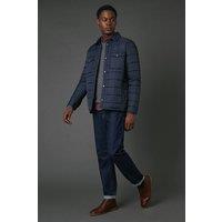 Maine Men's Navy Quilted Jacket | Size: Large