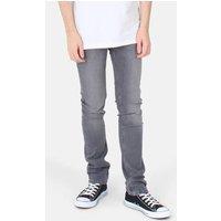 Monkee Genes Men's Skinny Mid-Rise Denim Jeans in Light Grey | Size: 32L