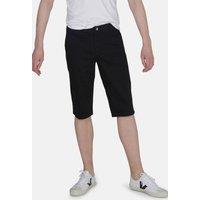 Monkee Genes Men's Slim Fit Chino Shorts in Black | Size: 32