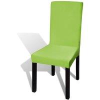 Berkfield Home Straight Stretchable Chair Cover 4 pcs Green