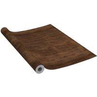 Berkfield Home Self-adhesive Furniture Film Dark Oak 500x90 cm PVC in Brown