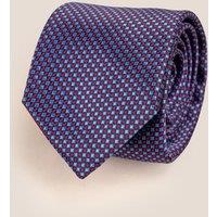 Oswin Hyde Men's Harry Red/Navy Tie in Navy