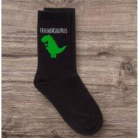 60 SECOND MAKEOVER Men's Mens Farter Dinosaur Fartasaurus Black Socks