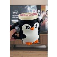 Bad Zebedee Penguin Ice Cream Tub Holder in Black