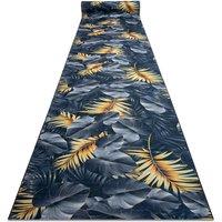 RugsX Anti-Slip Lotus Runner in Grey | Size: 100 cm x 120 cm