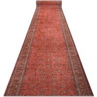 RugsX Anti-Slip Lotus Runner in Red | Size: 60 cm x 190 cm